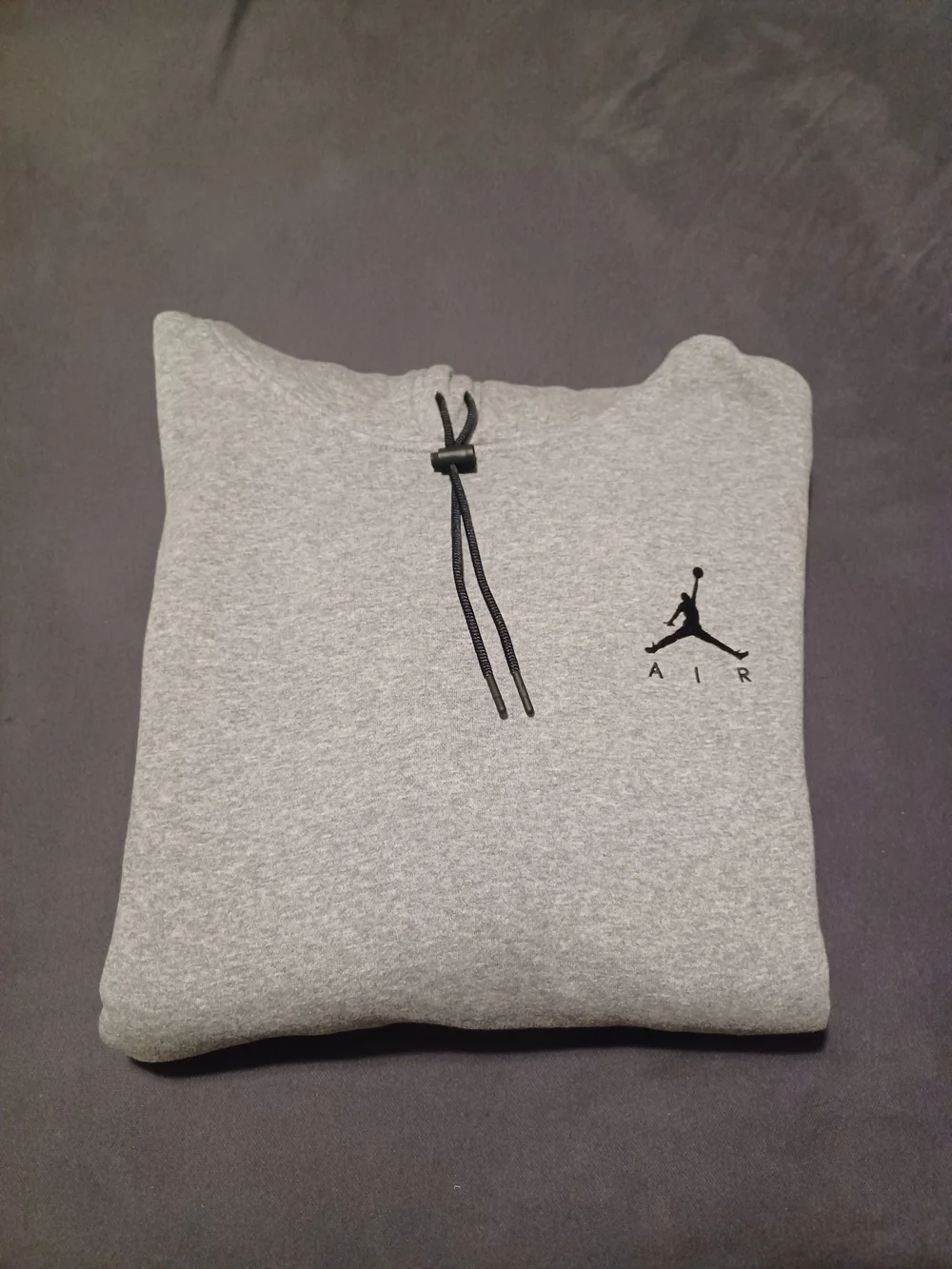 Men's Gray Jordan Hooded Sweatshirt